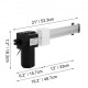 Buy Linear Actuator Force 24V 300mm 980 N Linear Lift Master Recliner Chair