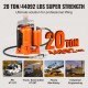 Buy Hydraulic Bottle Jack 20T Capacity Lifting Range 265-500mm Hydraulic and Pneumatic Jack 0.5MPa Pressure for Car Repair Heavy Machinery Workshop Garage