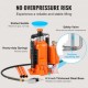 Buy Hydraulic Bottle Jack 20T Capacity Lifting Range 265-500mm Hydraulic and Pneumatic Jack 0.5MPa Pressure for Car Repair Heavy Machinery Workshop Garage