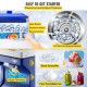 Buy Automatic Electric Ice Crusher 300W 200kg/h Ice Chopper Stainless Steel Snow Cone Machine Slush Machines with 5kg Capacity Hopper with Lid 320RPM