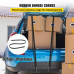 Pulpos Elasticos Transporte 53 Piezas Cuerdas Elásticas de Goma Largo de 31" Cinturón Tensor con Gancho en S Carga Máximo de 55 Libras Cuerda de Equipaje Elástica para Acampar Cazar Pescar Mudar