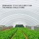 Buy Polyethylene Greenhouse Film 3.6 x 7.6 m Greenhouse Cover Thickness 0.15 mm Greenhouse Plastics, for Industrial, Residential, Agricultural, Masonry Projects