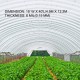 Buy Polyethylene Greenhouse Film 4.5 x 12.2 m Greenhouse Cover Thickness 0.15 mm Plastics for Greenhouses, for Industrial, Residential, Agricultural, Masonry Projects