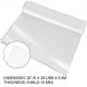 Buy Polyethylene Greenhouse Film 6 x 8.5 m Greenhouse Cover Thickness 0.15 mm Plastics for Greenhouses, for Industrial, Residential, Agricultural, Masonry Projects