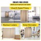 Buy Curtain Divider Bracket, 10x8ft Room Divider Kit with 4 Rolling Wheels, Aluminum Alloy Frame, Blackout Curtain and Portable Oxford Bag Included, Room Divider