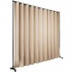 Buy Curtain Divider Bracket, 10x8ft Room Divider Kit with 4 Rolling Wheels, Aluminum Alloy Frame, Blackout Curtain and Portable Oxford Bag Included, Room Divider