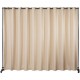 Buy Curtain Divider Bracket, 10x8ft Room Divider Kit with 4 Rolling Wheels, Aluminum Alloy Frame, Blackout Curtain and Portable Oxford Bag Included, Room Divider