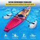 Estabilizador de Kayak Inflable 2PCS Estabilizador para Canoa Material de PVC Sistema Estabilizador de Kayak con Longitud Ajustable de 81,5 - 94 pulgadas, Fácil de Inflar, Plegable y Portátil