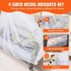 Buy Baby Bed Load 35kg Foldable Co-Sleeping Crib Umbrella Bed with Changing Table Wheels Breathable Mosquito Net Toys Extra Bed with Side Opening with Accessories for Newborn