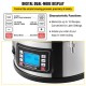 Buy Alcohol Distillation 30 L Stainless Steel Pot for Beer 100-2500 W Alcohol Distillation 42 x 35.5 x 82 cm LCD Screen with Multiple Functions, Circulation Pump for Kitchen