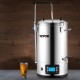 Buy Alcohol Distillation 30 L Stainless Steel Pot for Beer 100-2500 W Alcohol Distillation 42 x 35.5 x 82 cm LCD Screen with Multiple Functions, Circulation Pump for Kitchen