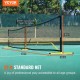 Comprar Sistema portátil de red de Pickleball red de tamaño reglamentario de 260 pulgadas marco de metal estable resistente a la intemperie y red de PE fuerte juego al aire libre con bolsa de transporte