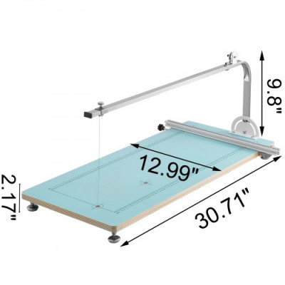 VEVOR Cortador de Espuma de Alambre Caliente con Banco de Trabajo Escalado Corte de Espuma Cortador de espuma Grabado Pluma Cortador de alambre caliente Espuma Poliestireno Corte térmico 10-240 V