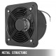 Buy Bathroom Extractor Fan Industrial Extractor Fan Air Extractor Exhaust Fan 250mm Ventilation Extractor 2800rpm Axial Extractor