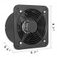 Comprar Extrator de banheiro extrator industrial extrator de ar exaustor 250mm extrator de ventilação 2800rpm extrator axial