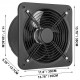 Comprar Extrator de banheiro, extrator industrial, exaustor de 300mm, ventilador de extração de ar, 2800 rpm