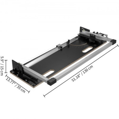 VEVOR Cortador de Alambre Caliente 360 °C Longitud de Corte 92 cm Máquina Corte de Espuma de Poliestireno Horizontal y Vertical 220 V Marcado Láser 130 x 35 x 15 cm Mesa de Trabajo de Corte de Espuma