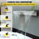 Buy Pool Waterfall Stainless Steel Waterfall 150 x 11.4 x 7.8 cm Waterfall Fountain Waterfall Rectangular Fountain for Pool