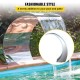 Buy Stainless Steel Pool Waterfall Fountain Above Ground Pool Fountain 30 x 60 x 45cm Silver Pool Fountains Curved Design High