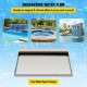 Buy Rectangular Stainless Steel Pool Fountain Pool Waterfalls 30x26x8cm Outdoor Pool Fountain Water Flow Width 30cm