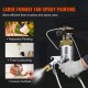 Buy Paint Gun with 2L Portable Tank Paint Pressure Can 6.4mm Air Inlet 9.5mm Outlet 1.8mm Paint Nozzle Max Pressure 45 PSI for Interior Decoration