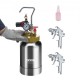 Buy Paint Gun with 2L Portable Tank Paint Pressure Can 6.4mm Air Inlet 9.5mm Outlet 1.8mm Paint Nozzle Max Pressure 45 PSI for Interior Decoration