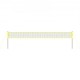 Buy Portable PE Volleyball Net, Steel Pole, Adjustable Height, Professional Volleyball Net Kit with Carry Bag and Boundary Line for Beach, Garden, Outdoor Training