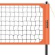 Comprar Red de voleibol portátil para exteriores, postes de aluminio de altura ajustable, juego de voleibol profesional con pelota de voleibol de PVC, bomba y bolsa, para jardín, playa, césped