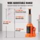 Buy Hydraulic Bottle Jack 12T Capacity 190-355mm Lifting Range Long Handle Hydraulic Lifting Jack for Car Repair Lifting Cars SUVs Pick-ups Workshop Garage