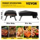 Koop Gas Outdoor Pizza Oven 12 "Gas Outdoor Pizza Oven 0-300°C Roestvrij staal Draagbare Outdoor Pizza Oven met Steen