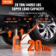 Buy Hydraulic Bottle Jack 20T Capacity 240-450mm Lifting Range Long Handle Hydraulic Lifting Jack for Car Repair Lifting Cars SUVs Pick-ups Workshop Garage