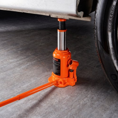 VEVOR Gato Hidráulico de Botella Capacidad de 20 T Rango de Elevación de 240-450 mm Gato Hidráulico de Elevación con Mango Largo para Reparación de Autos Levantar Coches SUVs Pick-ups Taller Garaje