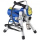 Comprar Pistola de pintura pulverizador mal ventilado de alta pressão da pintura 2200w máquina de pulverização da pintura 2.4 l/min cor azul