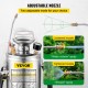 Buy 4L Hand Pump Pressure Sprayer Stainless Steel Garden Sprayer with Pressure Gauge