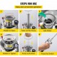 Buy 4L Hand Pump Pressure Sprayer Stainless Steel Garden Sprayer with Pressure Gauge