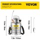 Buy 4L Hand Pump Pressure Sprayer Stainless Steel Garden Sprayer with Pressure Gauge