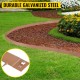 Buy Galvanized Steel Edging 10 x 99 cm Lawn Edging 5 Pieces Border Fence Total Length 4.95 m Brown Flexible Garden Border Edging for Gardens Paths Patios