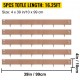 Buy Galvanized Steel Edging 10 x 99 cm Lawn Edging 5 Pieces Border Fence Total Length 4.95 m Brown Flexible Garden Border Edging for Gardens Paths Patios