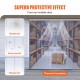 Buy PVC Outdoor Curtain Strip Curtain 244x244cm Transparent PVC Door Curtain 16 Plastic Strips Heavy Duty Support -20°C​ ~ 60°C​