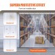 Buy PVC Outdoor Curtain Strip Curtain 107x213.4 cm Transparent PVC Door Curtain 7 Plastic Strips Heavy Duty Support -20°C​ ~ 60°C​