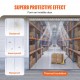 Buy PVC Outdoor Curtain Strip Curtain 122x213.4 cm Transparent PVC Door Curtain 8 Plastic Strips Heavy Duty Support -20°C​ ~ 60°C​