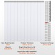 Buy PVC Outdoor Curtain Strip Curtain 183x244 cm Transparent PVC Door Curtain 12 Plastic Strips Heavy Duty Support -20°C​ ~ 60°C​