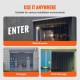 Buy Exterior PVC Curtain Strip Curtain 152.4x213.4 cm Transparent PVC Door Curtain 10 Plastic Strips Resistant Support -20°C~60°C​