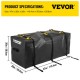 Buy Cargo Carrier Bag, 11 Cubic Bags, Car Carrier Bag, 47" x 20" x 20", Cargo Bag, 840D Waterproof PVC Fabric