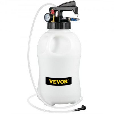 VEVOR Extractor de Aceite 10 L Extractor de Líquido con 14 Adaptadores Bomba Extractora Líquidos 10 x 5,6 x 15 cm para Sustitución de Aceite en ATV, Barcos, Equipos Agrícolas, Vehículos de Motores