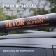 VEVOR Toldo Retráctil para Coche 270° 2,5 m Toldo Lateral para Coche PU3000 mm UV50+ Resistente al Sol/Agua/Viento con Bolsa de Almacenamiento Toldo Lateral/Trasero para Camiones SUV Furgonetas