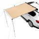 VEVOR Toldo Retráctil para Coche 1,4x2 m Toldo Lateral para Coche PU3000 mm UV50+ Resistente al Sol/Agua/Viento con Bolsa de Almacenamiento Toldo Lateral/Trasero para Camiones Furgonetas Autocaravanas