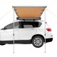 VEVOR Toldo Retráctil para Coche 1,4x2 m Toldo Lateral para Coche PU3000 mm UV50+ Resistente al Sol/Agua/Viento con Bolsa de Almacenamiento Toldo Lateral/Trasero para Camiones Furgonetas Autocaravanas