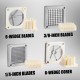 Buy Commercial Fruit and Vegetable Slicer, 4 Blades French Fry Cutter Machine 30 x 20 x 40 cm Industrial Potato Cutter Stainless Steel and Aluminum French Fry Cutter