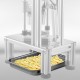 Buy Commercial Fruit and Vegetable Slicer, 4 Blades French Fry Cutter Machine 30 x 20 x 40 cm Industrial Potato Cutter Stainless Steel and Aluminum French Fry Cutter